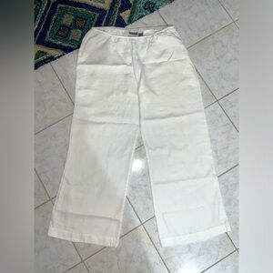 Chico's Cream Wide Leg Pants